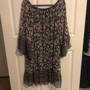 MSK Black and white Babydoll dress. Size extra large